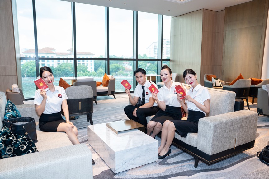 Sức nóng ngày hội tuyển dụng tiếp viên hàng không lớn nhất năm của Sun PhuQuoc Airways tại Hà Nội - Ảnh 3.