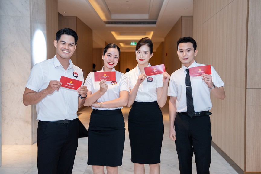 Sức nóng ngày hội tuyển dụng tiếp viên hàng không lớn nhất năm của Sun PhuQuoc Airways tại Hà Nội - Ảnh 12.