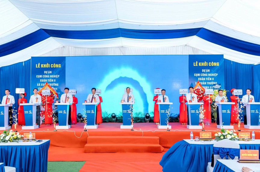 Ninh Nình khởi công Cụm công nghiệp Xuân Tiến II - Ảnh 1.
