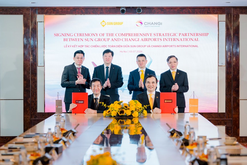 Bắt tay với Changi, Sun Group sẽ phát triển và vận hành sân bay theo chuẩn quốc tế - Ảnh 1.