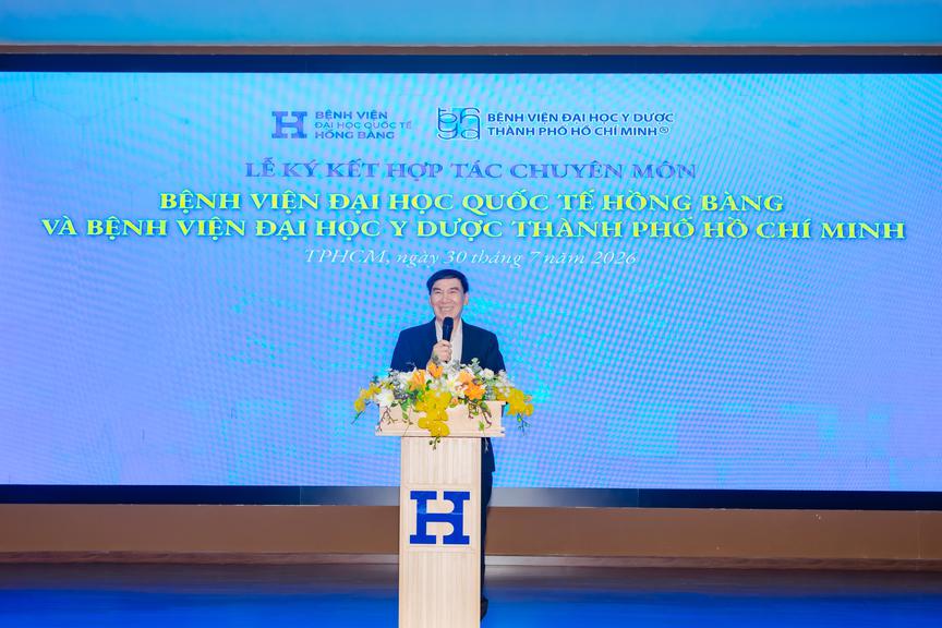 Bệnh viện Đại học quốc tế Hồng Bàng ký kết hợp tác chuyên môn với Bệnh viện Đại học Y Dược TP. Hồ Chí Minh - Ảnh 2.