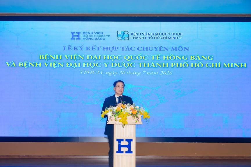 Bệnh viện Đại học quốc tế Hồng Bàng ký kết hợp tác chuyên môn với Bệnh viện Đại học Y Dược TP. Hồ Chí Minh - Ảnh 3.