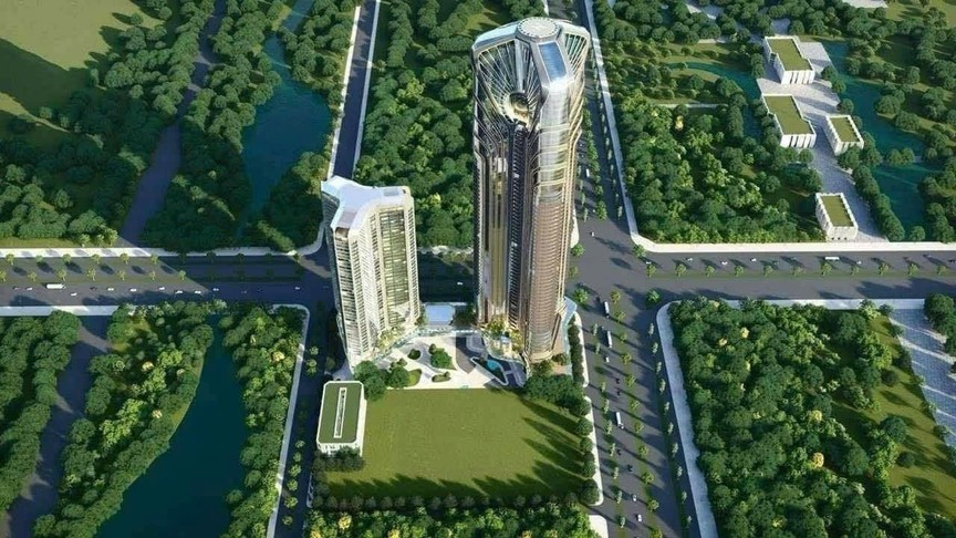 Việt Nam đang xây dựng tháp chọc trời với biểu tượng 'song long' độc đáo: Cao 75 tầng được kiến tạo bởi KTS ngoại quốc, tương lai là 'nóc nhà' miền Bắc - Ảnh 3.
