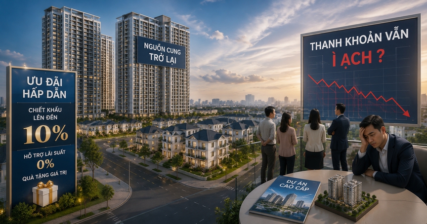 Nguồn cung trở lại, ưu đãi dồn dập nhưng vì sao thanh khoản vẫn ì ạch? - Ảnh 2.