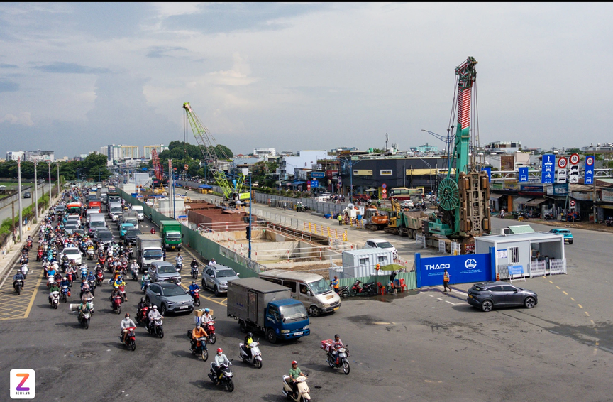 Việt Nam bắt đầu thi công hạng mục ‘dưới lòng đất’ đầu tiên tại công trình giao thông 55.000 tỷ ở thành phố giàu nhất cả nước - Ảnh 1.