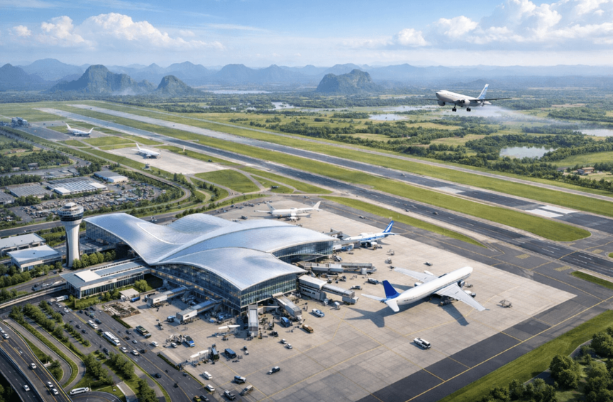 Việt Nam sẽ xây thêm sân bay quốc tế mới, cách sân bay Nội Bài khoảng 80km, công suất 5 triệu khách/năm - Ảnh 1.