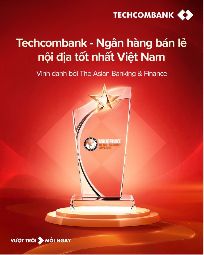 Techcombank năm thứ năm liên tiếp đạt giải "Ngân hàng Bán lẻ nội địa tốt nhất Việt Nam" do Tạp chí Tài chính châu Á - Asian Banking & Finance (ABF) bình chọn - Ảnh 1.