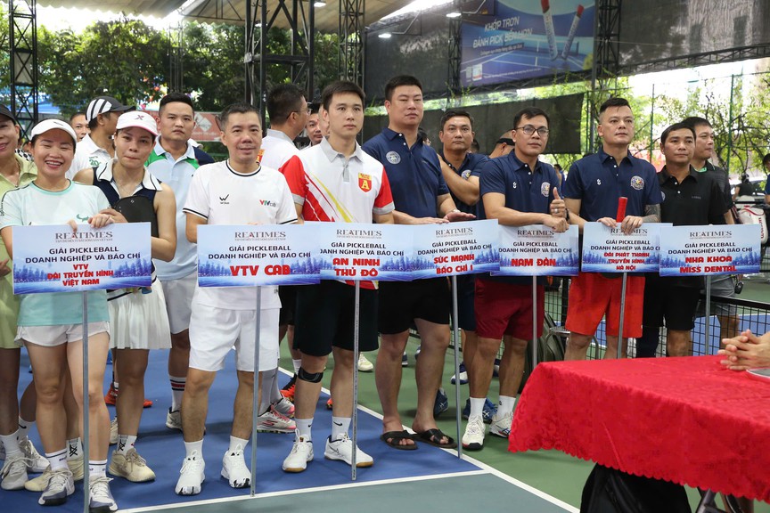 Khai mạc Giải Pickleball Báo chí và Doanh nghiệp tranh cúp Reatimes 2026 - Ảnh 8.