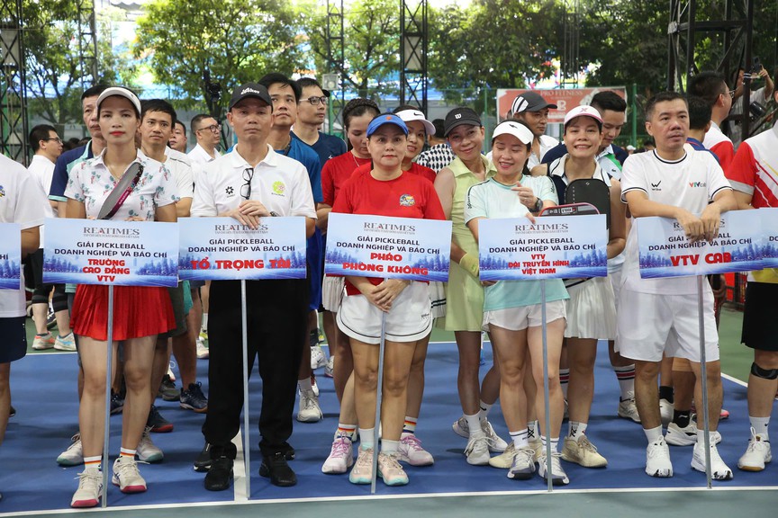 Khai mạc Giải Pickleball Báo chí và Doanh nghiệp tranh cúp Reatimes 2026 - Ảnh 10.