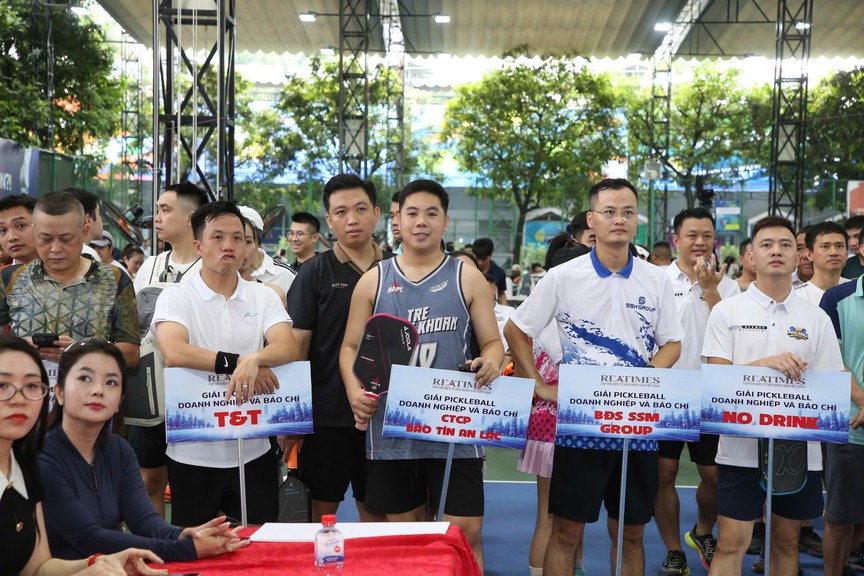 Khai mạc Giải Pickleball Báo chí và Doanh nghiệp tranh cúp Reatimes 2026 - Ảnh 9.