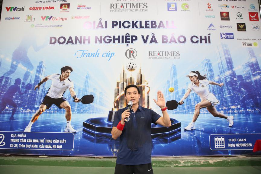 Khai mạc Giải Pickleball Báo chí và Doanh nghiệp tranh cúp Reatimes 2026 - Ảnh 16.