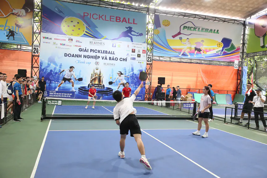 Team Miss Dantal đạt giải Nhất Giải Pickleball Báo chí và Doanh nghiệp tranh cúp Reatimes 2026 - Ảnh 12.