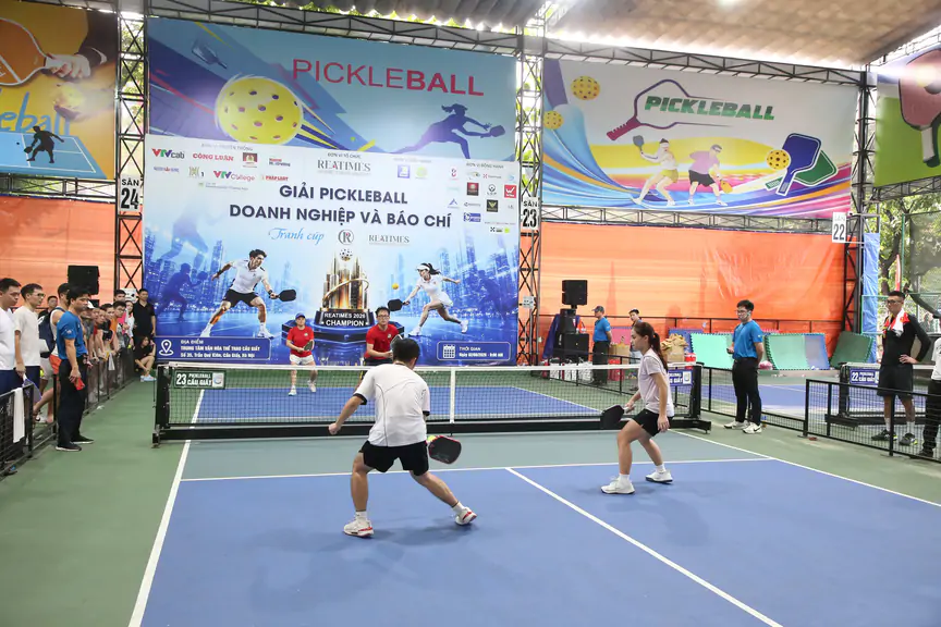 Team Miss Dantal đạt giải Nhất Giải Pickleball Báo chí và Doanh nghiệp tranh cúp Reatimes 2026 - Ảnh 13.