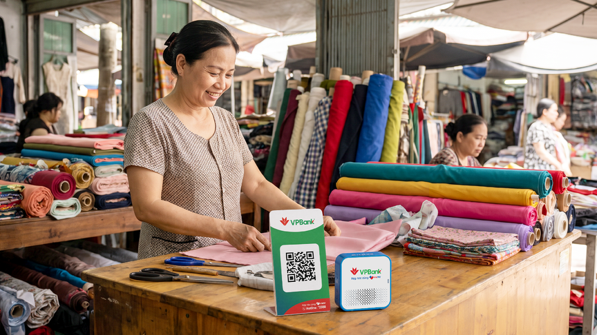 VNPAY trang bị loa thông báo giao dịch: Bước đầu để hộ kinh doanh tiếp cận công nghệ trong hoạt động buôn bán hàng ngày - Ảnh 1.