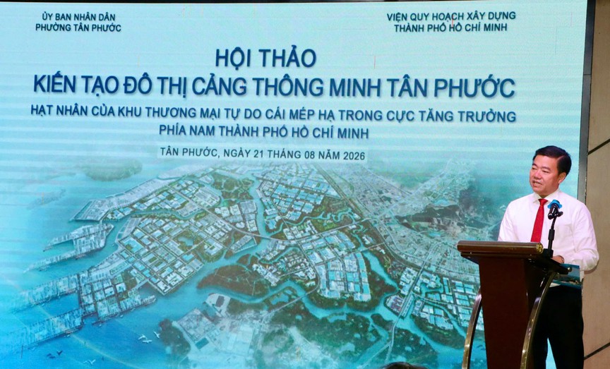 TP.HCM: Định vị Tân Phước, thành hạt nhân đô thị cảng thông minh - Ảnh 1.