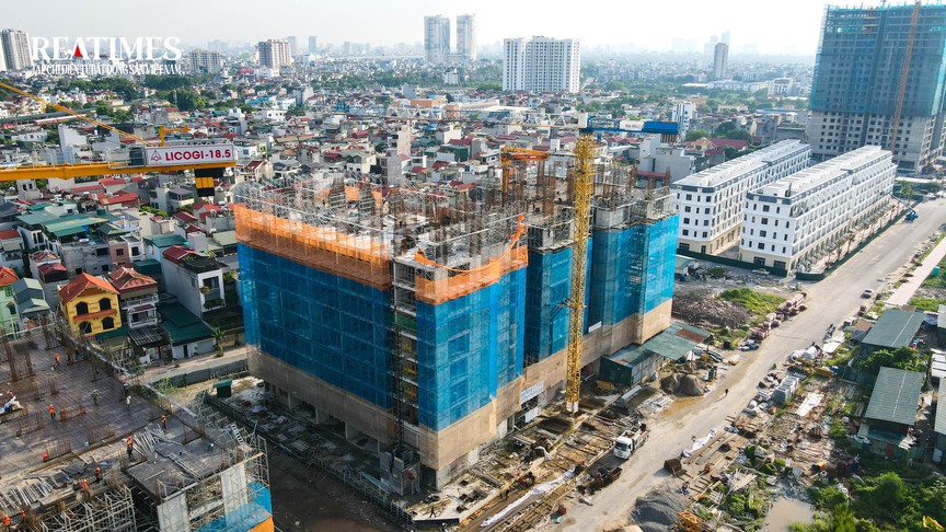 Hà Nội: Cận cảnh dự án nhà ở xã hội Thượng Thanh vừa cất nóc tòa đầu tiên, giá gần 30 triệu đồng/m2- Ảnh 5.