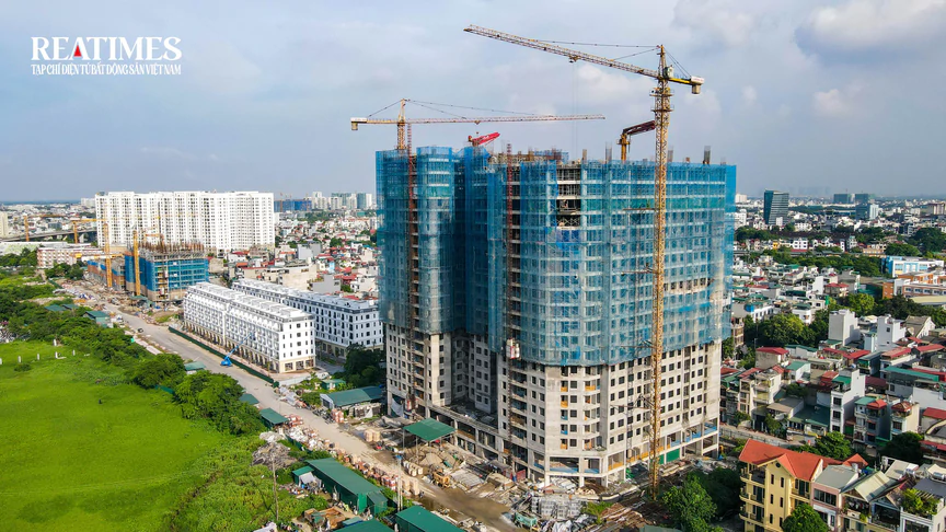 Hà Nội: Cận cảnh dự án nhà ở xã hội Thượng Thanh vừa cất nóc tòa đầu tiên, giá gần 30 triệu đồng/m2- Ảnh 3.