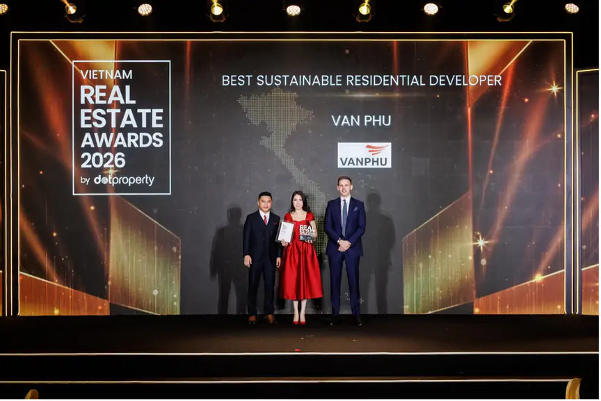 Văn Phú và Vlasta Premier - Phú Thuận được vinh danh tại Dot Property Vietnam Real Estate Awards 2026- Ảnh 1.
