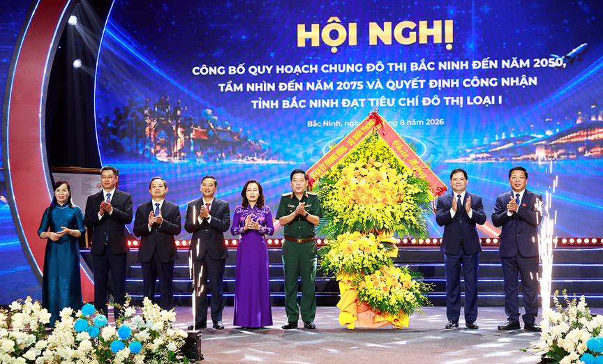 Bắc Ninh công bố Quy hoạch chung đô thị đến năm 2050, chính thức đạt tiêu chí đô thị loại I - Ảnh 1.