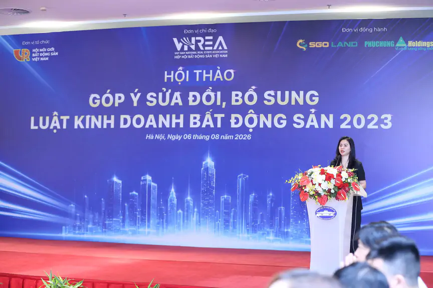 Hội thảo "Góp ý sửa đổi, bổ sung Luật Kinh doanh bất động sản 2023" - Ảnh 18.
