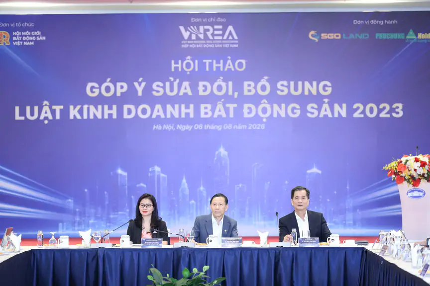 Hội thảo "Góp ý sửa đổi, bổ sung Luật Kinh doanh bất động sản 2023" - Ảnh 1.