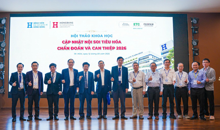 Bệnh viện Đại học Quốc tế Hồng Bàng phối hợp Trường Đại học Quốc tế Hồng Bàng tổ chức hội thảo khoa học: “Cập nhật nội soi tiêu hóa chẩn đoán và can thiệp”  - Ảnh 5.