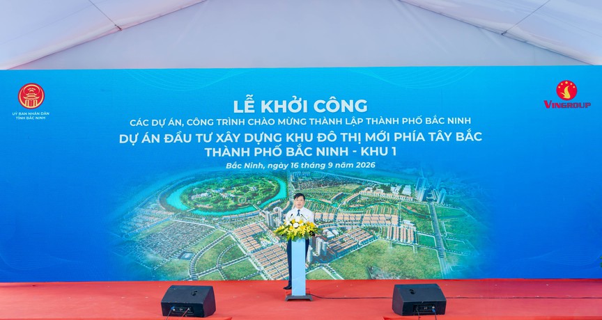 Vingroup khởi công Dự án Đầu tư xây dựng Khu đô thị mới phía Tây Bắc thành phố Bắc Ninh - Vinhomes King Park - Ảnh 2.
