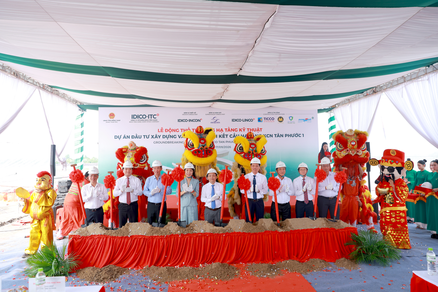 Động thổ Khu công nghiệp IDICO Tân Phước 1, khởi động chiến lược đầu tư toàn diện của IDICO tại ĐBSCL- Ảnh 1.