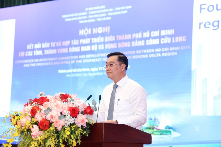 TP.HCM: Đầu tàu kinh tế, trung tâm liên kết vùng Đông Nam Bộ và Đồng bằng sông Cửu Long - Ảnh 2.