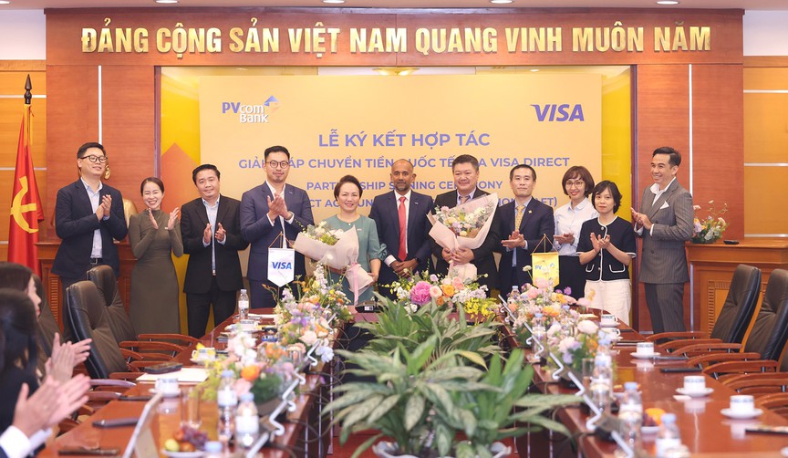 PVcomBank và Visa ký kết hợp tác triển khai giải pháp chuyển tiền qua Visa Direct - Ảnh 2.