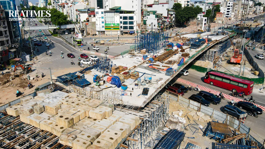 Hà Nội: Lộ hình hài 2 cầu vượt Vành đai 1 đoạn Hoàng Cầu - Voi Phục - Ảnh 10.
