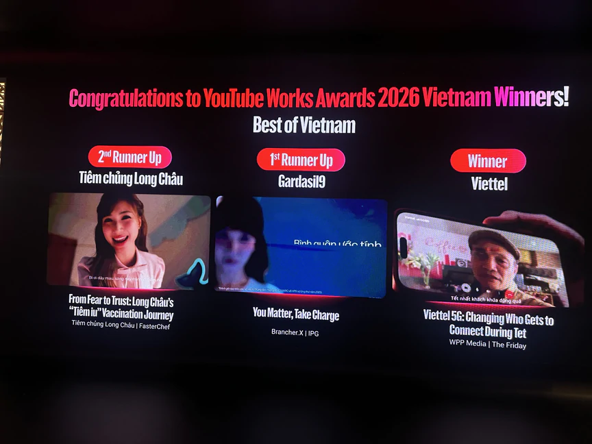 Truyền cảm hứng chăm sóc sức khoẻ chủ động, Long Châu thắng lớn tại YouTube Works Awards Vietnam 2026- Ảnh 3.