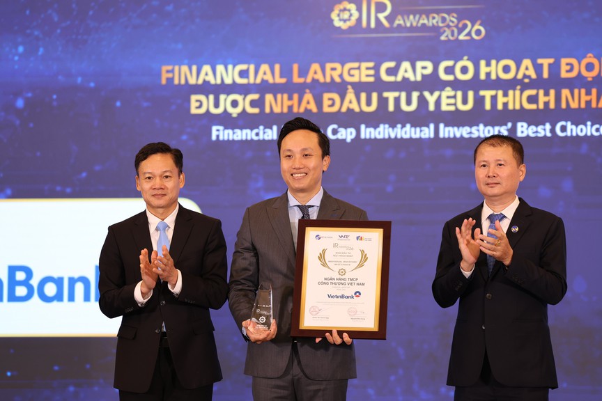 VietinBank (HOSE: CTG) năm thứ 4 liên tiếp được vinh danh Doanh nghiệp niêm yết có hoạt động IR được Nhà đầu tư yêu thích nhất - Ảnh 1.