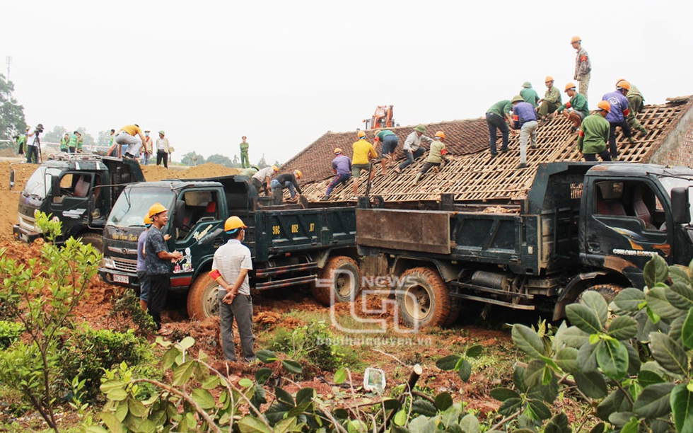 Cưỡng chế thu hồi đất thực hiện Dự án Sân vận động tỉnh Thái Nguyên