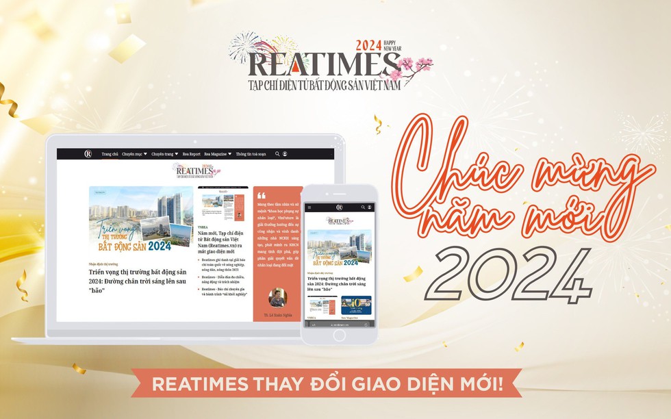 Năm mới, Tạp chí điện tử Bất động sản Việt Nam (Reatimes.vn) ra mắt giao diện mới