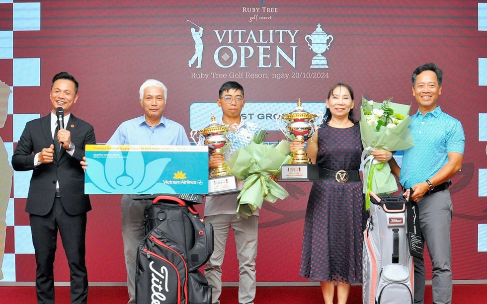 Giải gôn Vitality Golf Tournament 2024 tổ chức thành công trên sân gôn đẳng cấp Ruby Tree Golf Resort