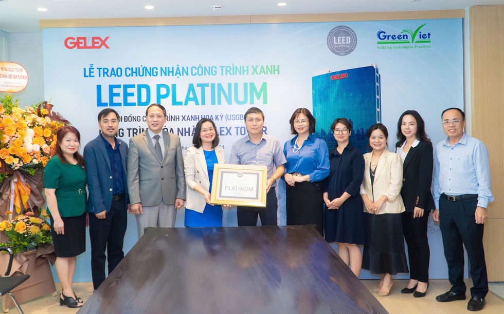 GELEX Tower đạt chứng nhận công trình xanh LEED Platinum