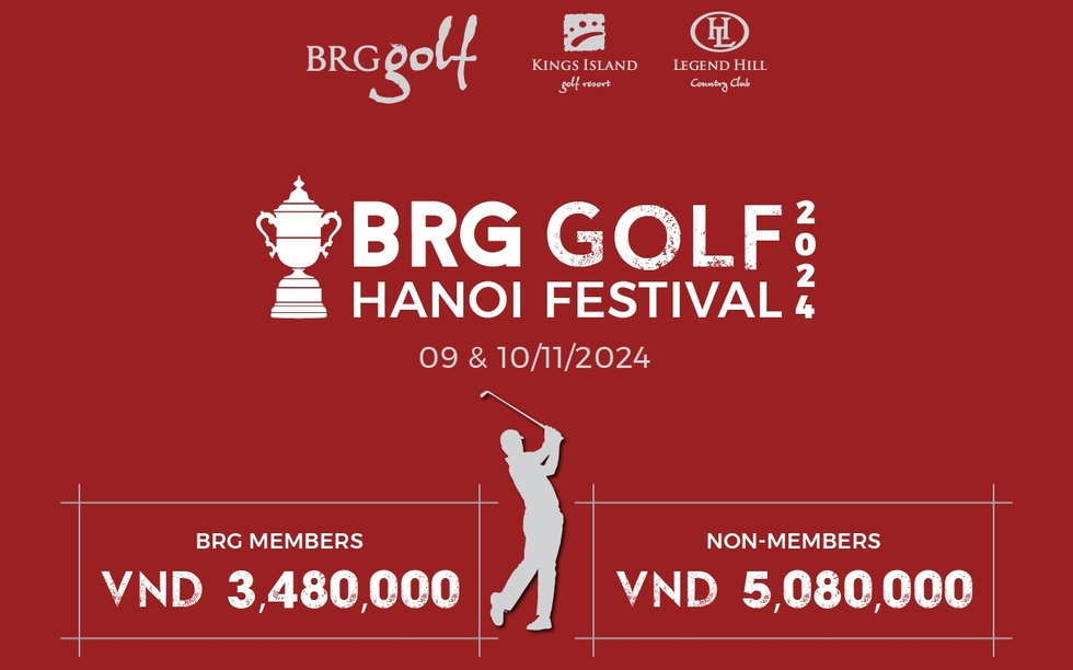 Hai tuyệt tác sân gôn đã sẵn sàng chào đón sự kiện BRG Golf Hanoi Festival 2024