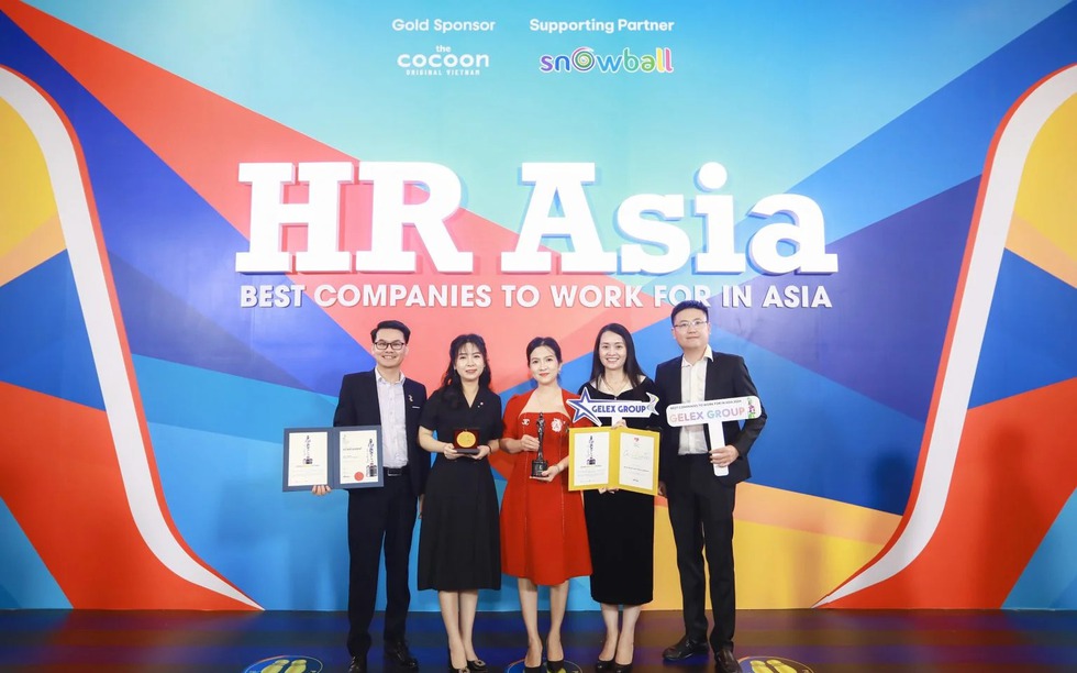 GELEX đạt cú đúp giải thưởng tại HR Asia Awards 2024