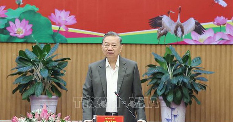 Tổng Bí thư Tô Lâm: Xây dựng tỉnh Đồng Tháp phát triển trong nhóm dẫn đầu vùng Đồng bằng sông Cửu Long