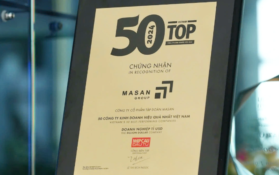 Masan Group: 11 năm thuộc "Top 50 công ty kinh doanh hiệu quả nhất Việt Nam"