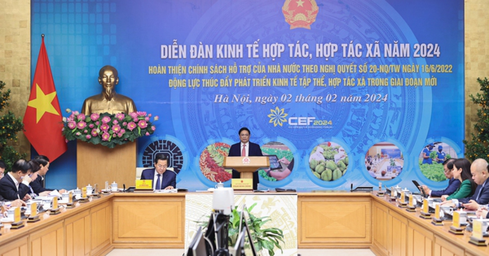 Thủ tướng Phạm Minh Chính chủ trì Diễn đàn kinh tế hợp tác, hợp tác xã năm 2024