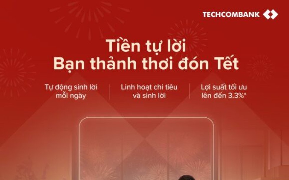 Techcombank ra mắt tính năng mới: Bật để "tiền tự sinh lời"