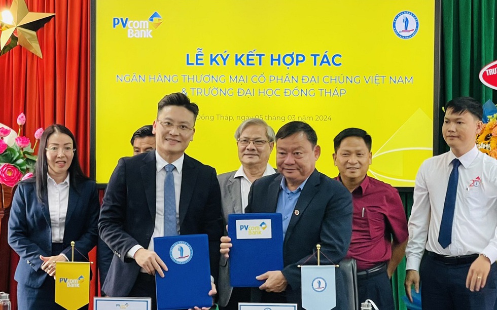 PVcomBank tài trợ nhà xe thông minh cho trường Đại học Đồng Tháp