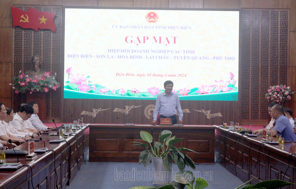 Điện Biên: Chủ tịch tỉnh gặp mặt Hiệp hội Doanh nghiệp các tỉnh Tây Bắc