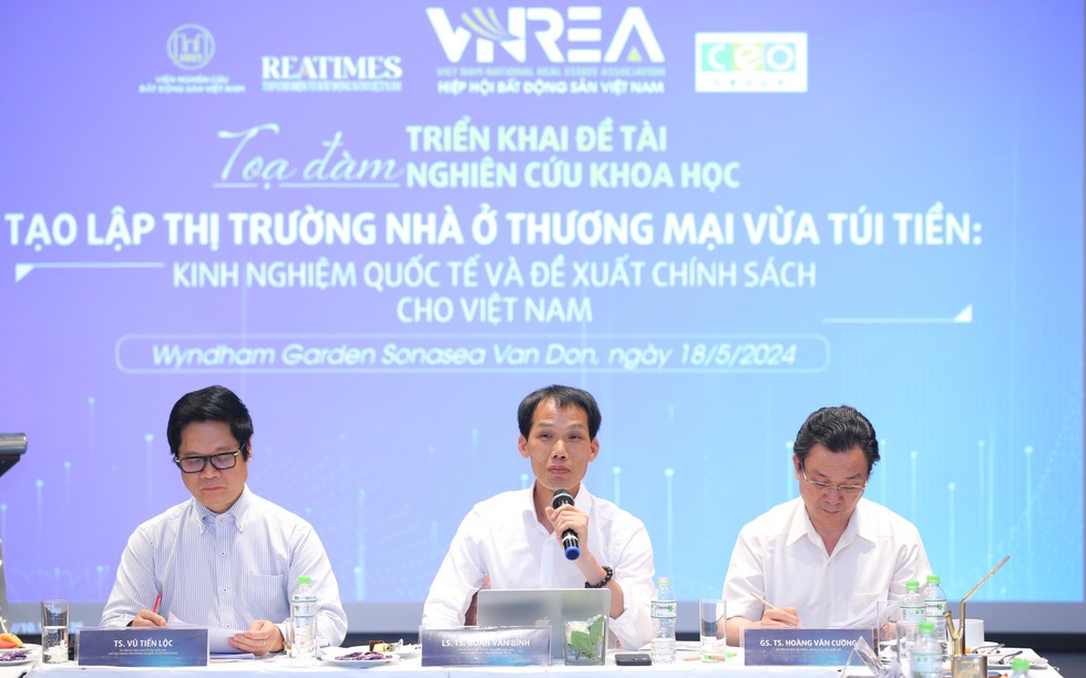 VNREA tổ chức Tọa đàm triển khai Đề tài nghiên cứu khoa học về tạo lập thị trường nhà ở thương mại vừa túi tiền