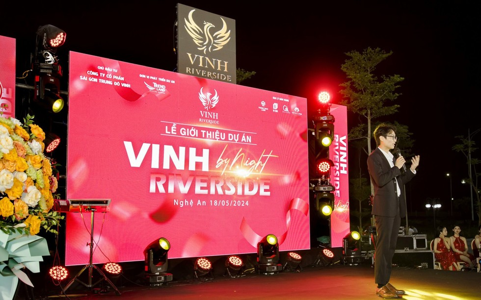 Bùng nổ từng khoảnh khắc trong sự kiện Lễ giới thiệu dự án "Vinh Riverside By Night"