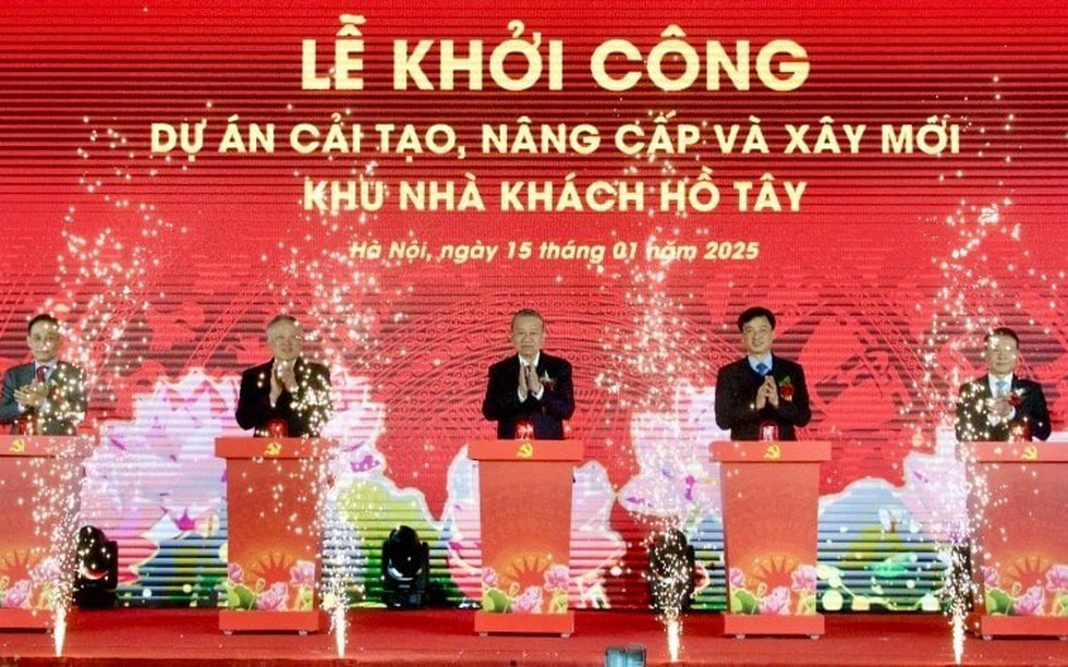 Chính thức khởi công khu Nhà khách Hồ Tây