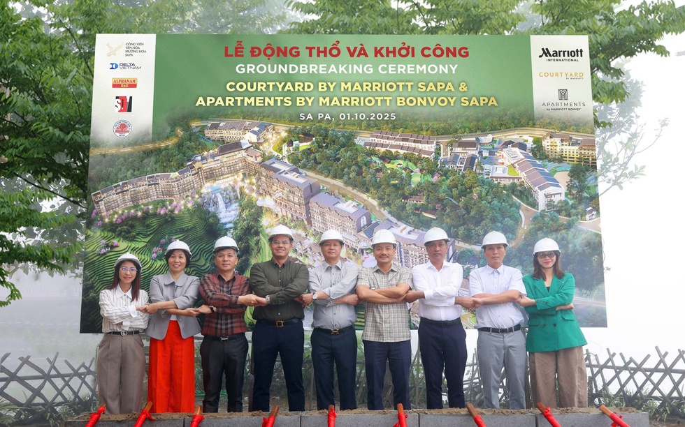 Tập đoàn Alphanam tổ chức lễ động thổ và khởi công Khách sạn Courtyard by Marriott Sapa & Khu căn hộ Apartments by Marriott Bonvoy