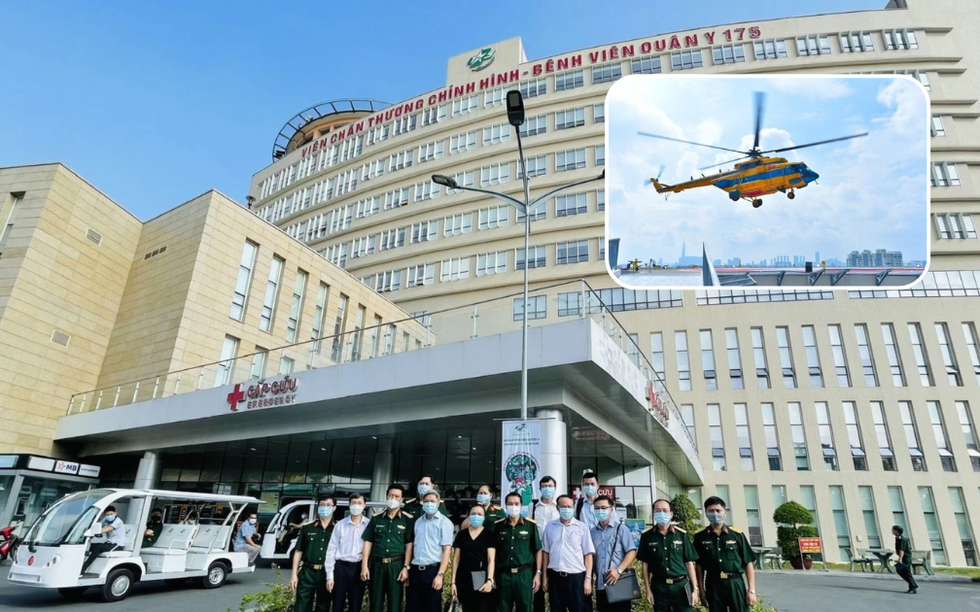 Việt Nam lần đầu tiên sở hữu bệnh viện có 2 sân bay trực thăng cấp cứu